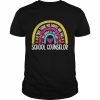 Hands are Full Rainbow Leopard School Counselor Appreciation Shirt Classic Men's T-shirt