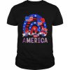 Happy 4th of July Gnome Cool Rainbow 4th July Gnomes America Shirt Classic Men's T-shirt