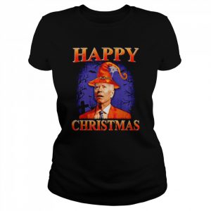 Happy Christmas Halloween Biden  Classic Women's T-shirt