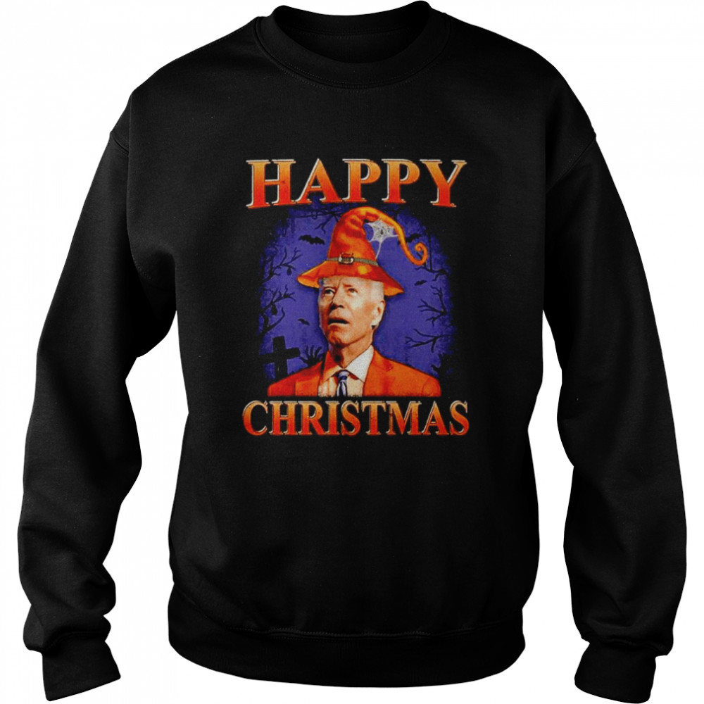 Happy Christmas Halloween Biden  Unisex Sweatshirt