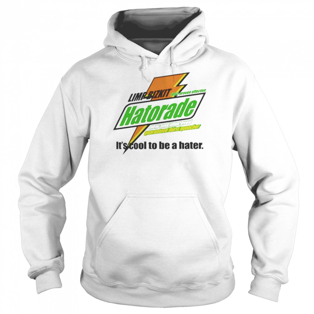 Hatorade Limp Bizkit it’s cool to be a hater  Unisex Hoodie