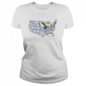 Heartland Progress Pride Flag T-Shirt Classic Women's T-shirt