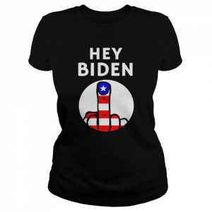 Hey Biden fuck you American flag  Classic Women's T-shirt