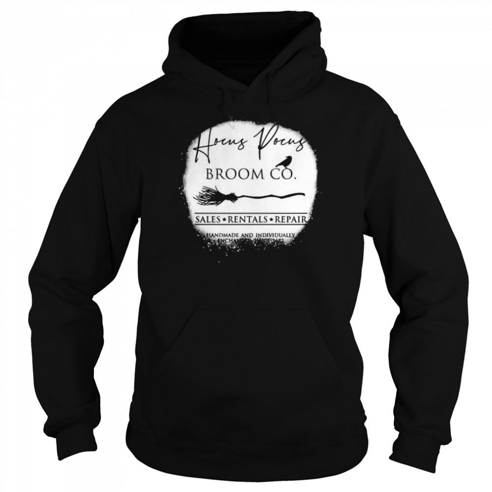 Hocus Pocus Broom Co Sales Rentals Repair Since 1682 Witch  Unisex Hoodie