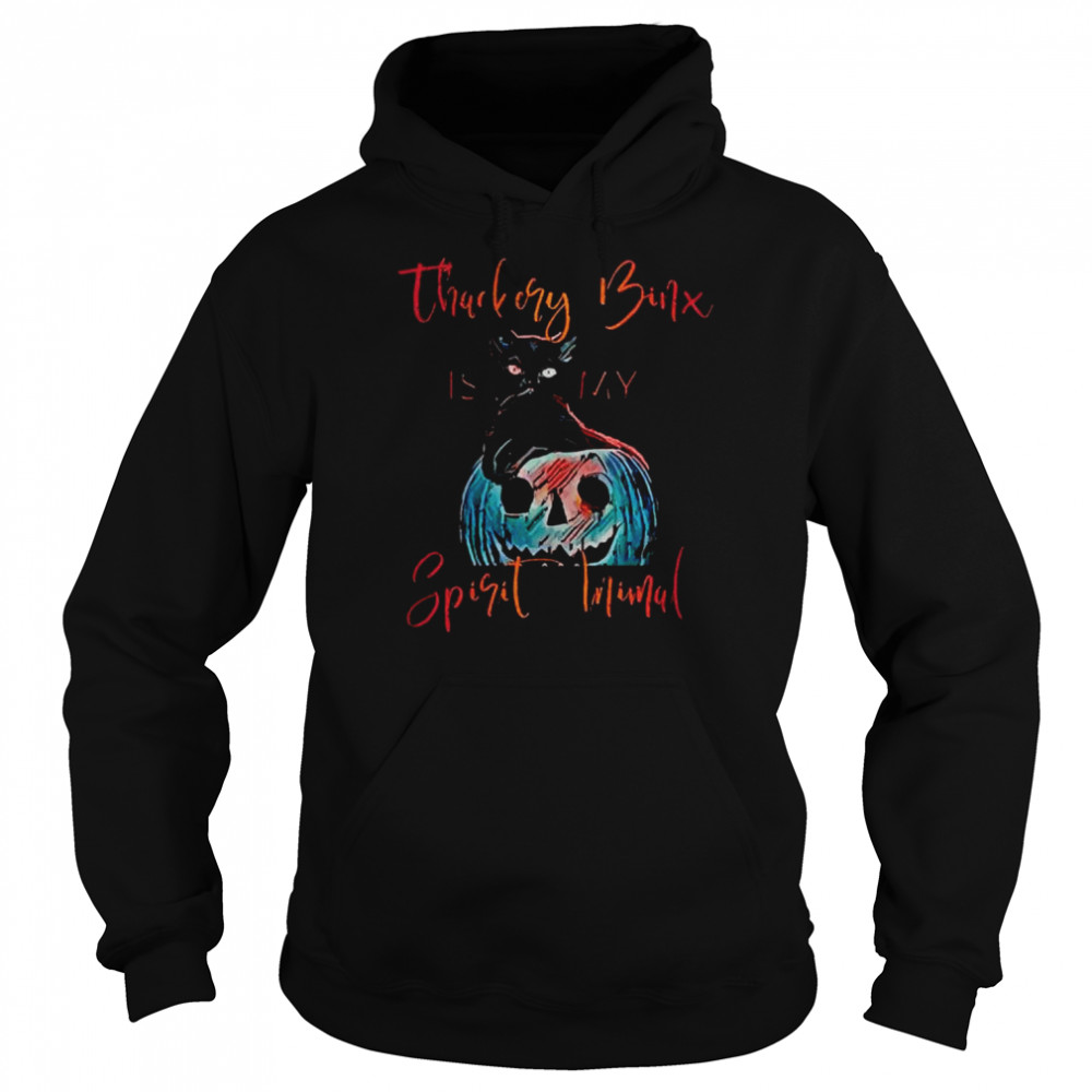 Hocus Pocus Thackery Binx is My Spirit Animal T-Shirt Unisex Hoodie