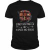 Hoes easily distracted by horses and books  Classic Men's T-shirt