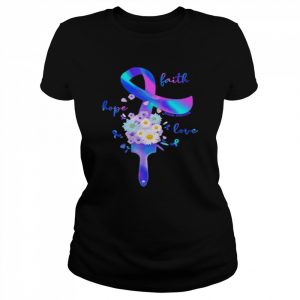 Hope Faith Love Suicide Prevention Shirt Classic Women's T-shirt