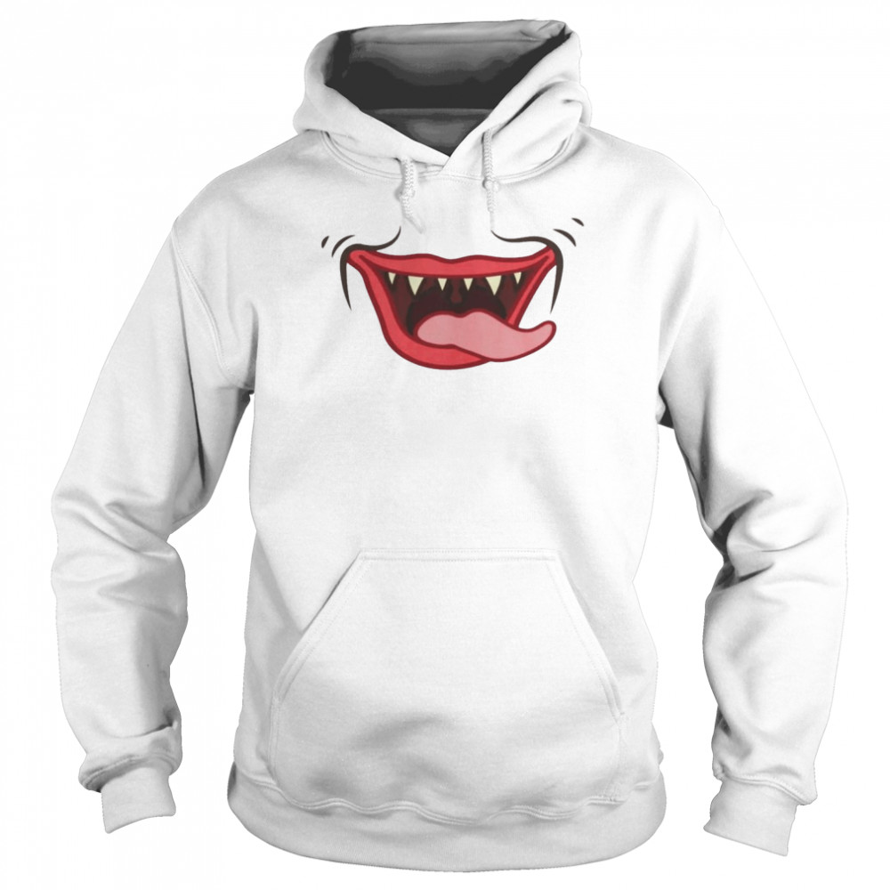 Hungry Mouth smiling  Unisex Hoodie