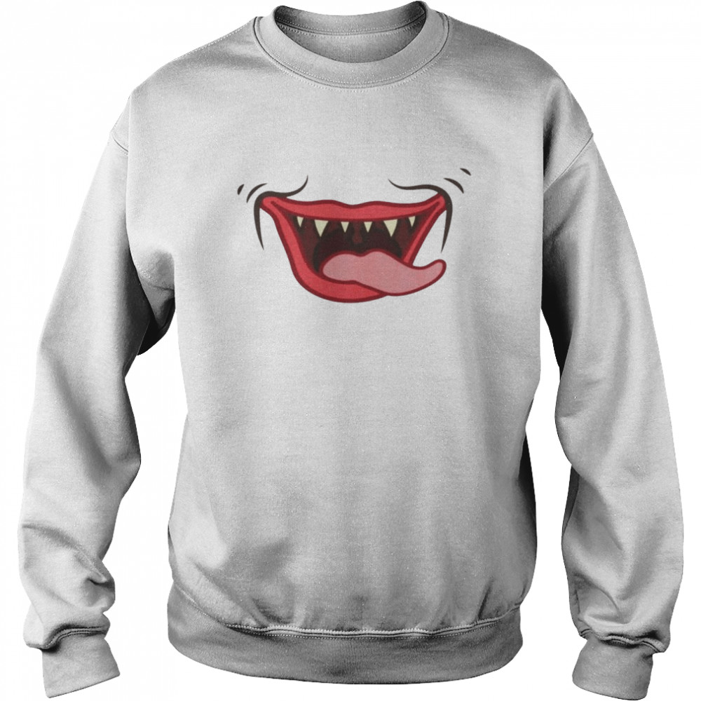 Hungry Mouth smiling  Unisex Sweatshirt