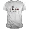 Husky is the heartbeat at my feet  Classic Men's T-shirt