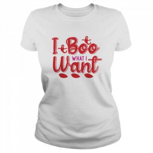 I Boo What I Want Ghost Halloween T-Shirt Classic Women's T-shirt