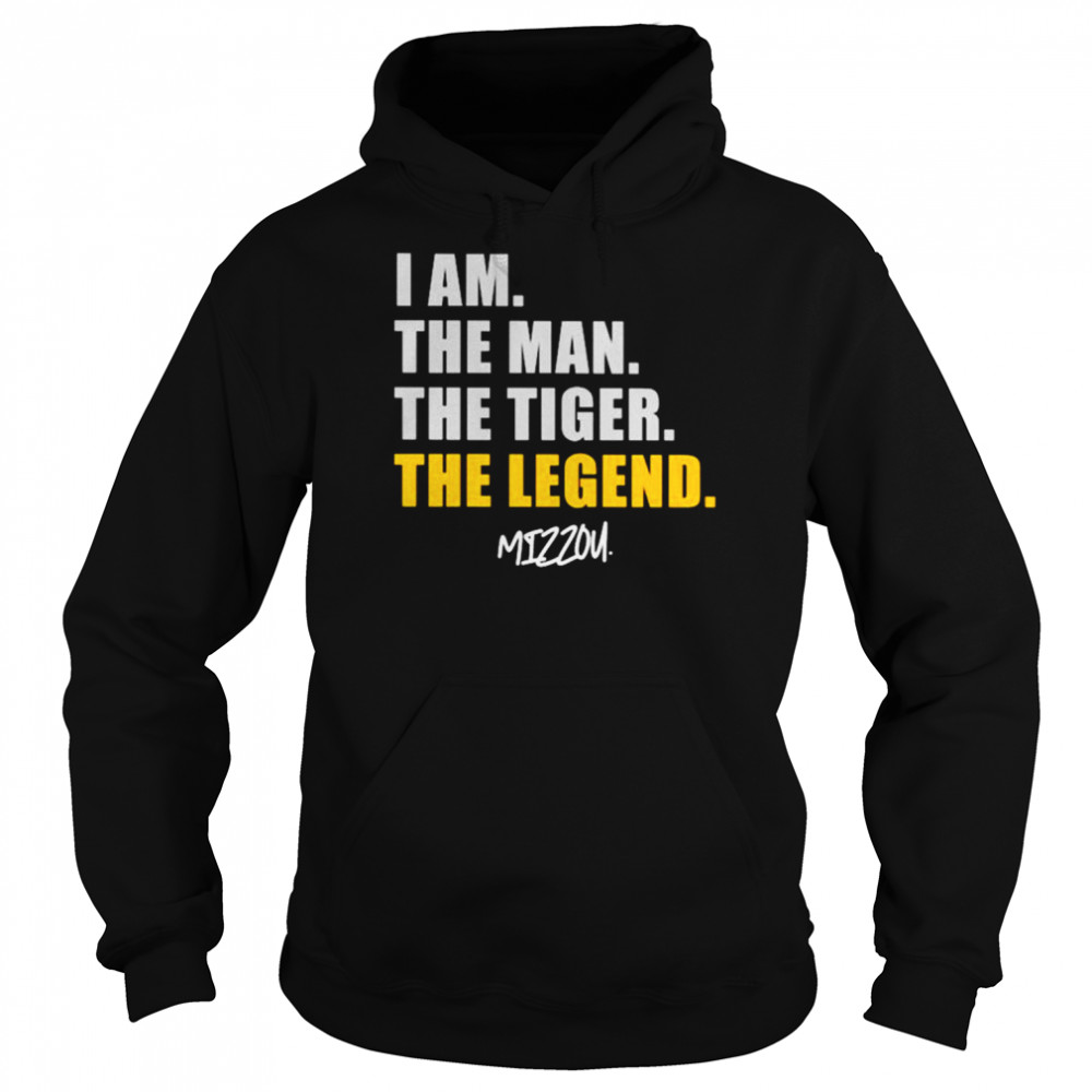 I am the man the tiger the legend Mizzou  Unisex Hoodie