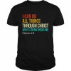 I can do all through christ strengthens me vintage christian  Classic Men's T-shirt