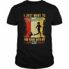 I just want to workout and hang with my Cat vintage  Classic Men's T-shirt