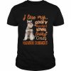 I love my goofy spoiled loyal loving crazy Miniature Schnauzer 2022  Classic Men's T-shirt