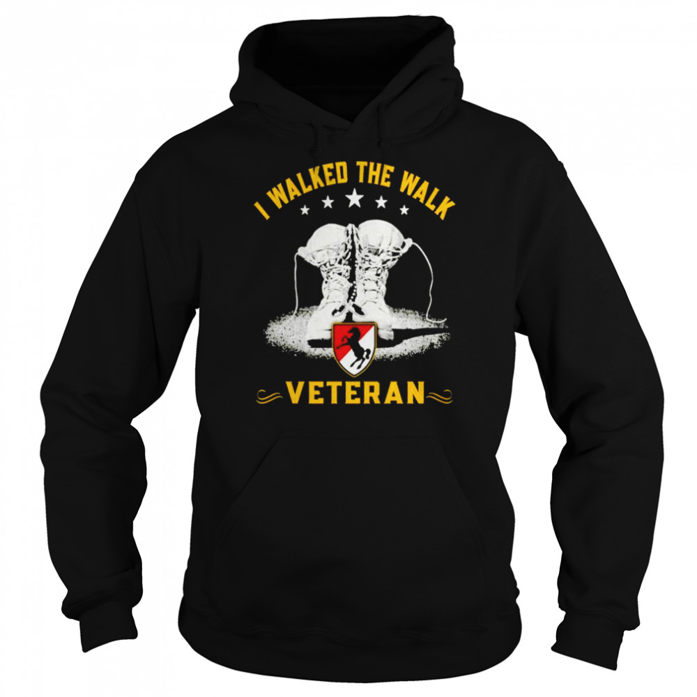 I walk the walk veteran  Unisex Hoodie