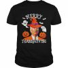 Joe Biden Confused Merry Thanksgiving For Halloween 2022 Shirt Classic Men's T-shirt