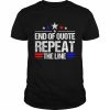 Joe Biden End Of Quote Repeat The Line anti-Biden T-Shirt Classic Men's T-shirt