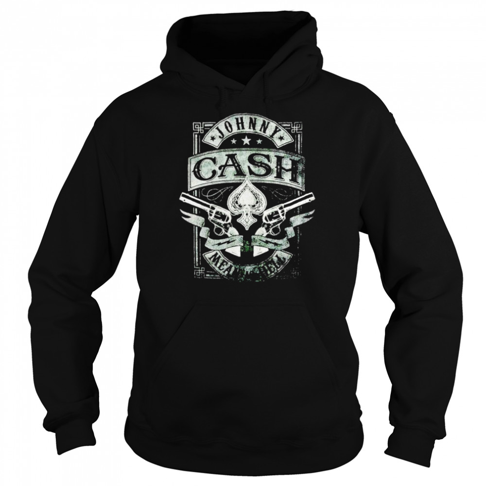 Johnny cash mean as hell  Unisex Hoodie