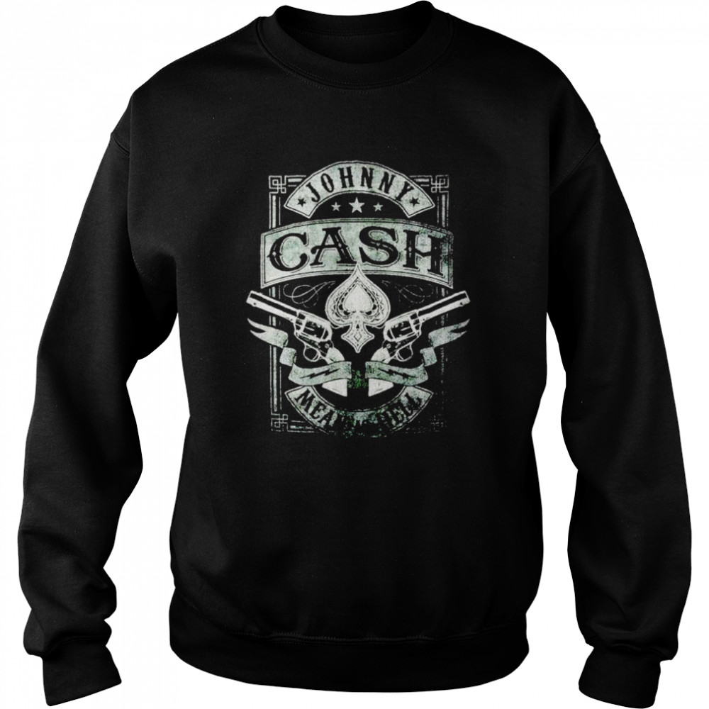 Johnny cash mean as hell  Unisex Sweatshirt