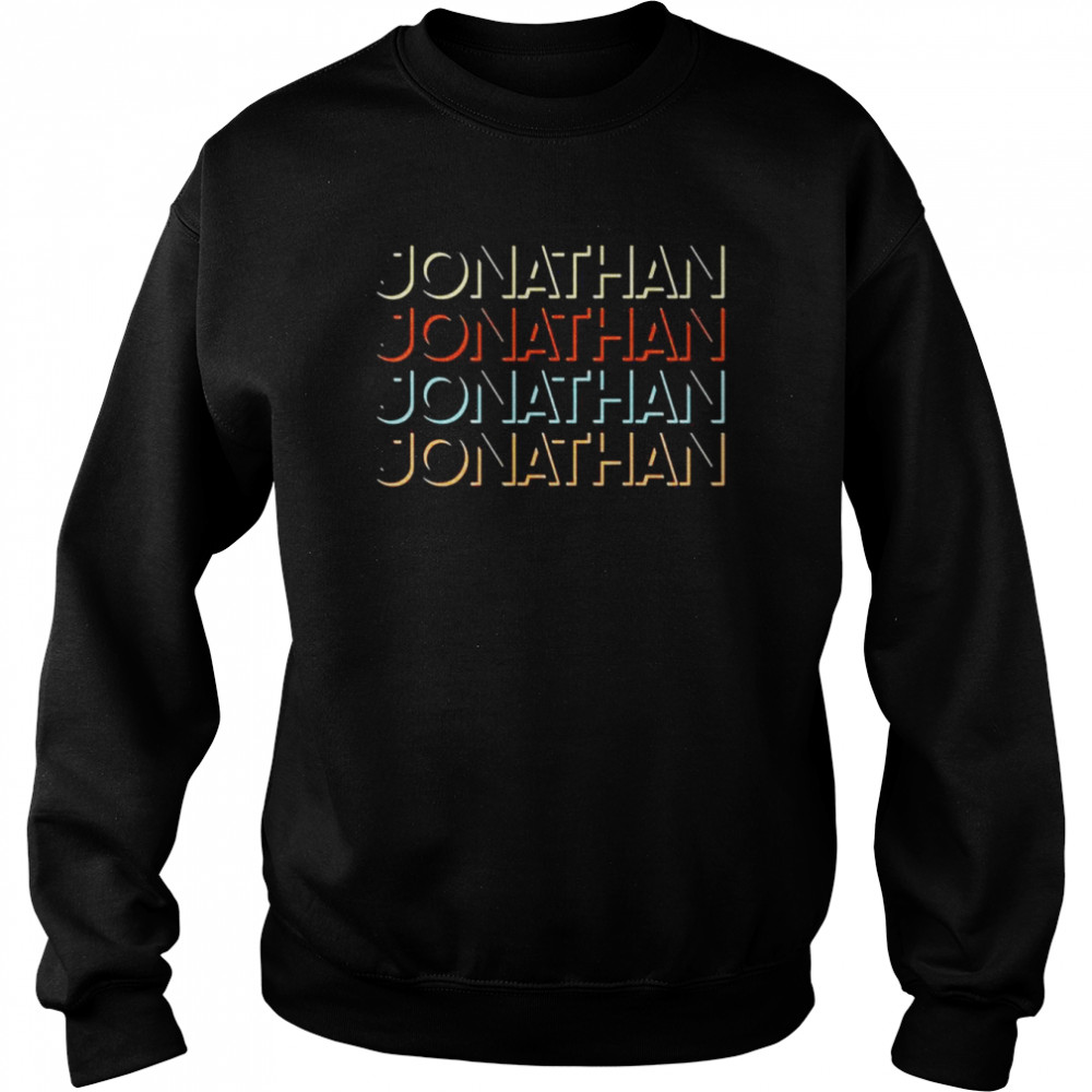 Jonathan Personalized First Name Shirt Unisex Sweatshirt