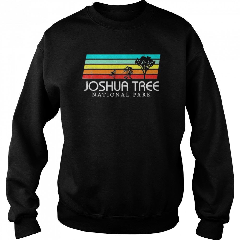 Joshua Tree California Vintage Retro Camping National Park T-Shirt Unisex Sweatshirt