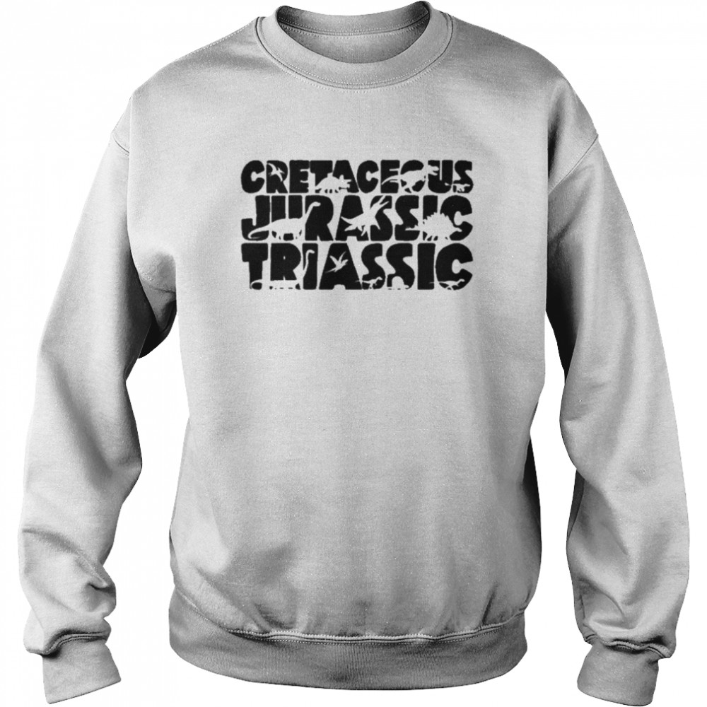 Jurassic world cretaceous jurassic triassic  Unisex Sweatshirt