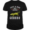 Just A Girl Who Loves Geckos T-Shirt Classic Men's T-shirt