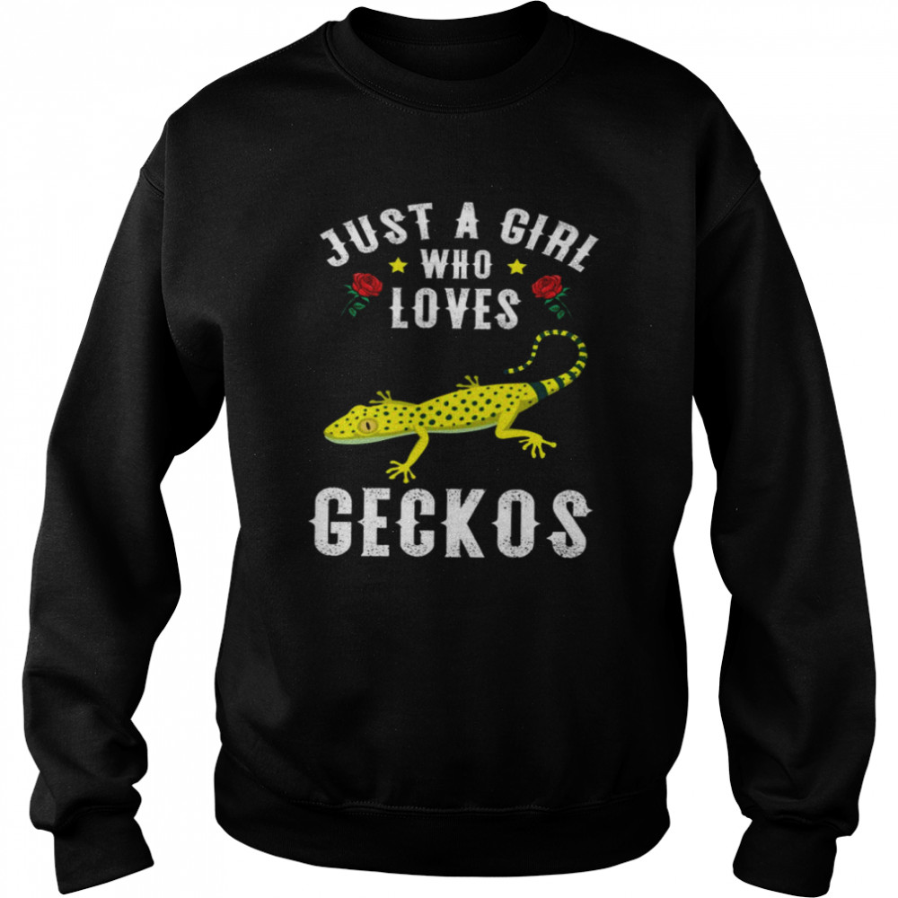 Just A Girl Who Loves Geckos T-Shirt Unisex Sweatshirt