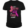 Just A New Jersey Girl In A Florida World Distressed  Classic Men's T-shirt