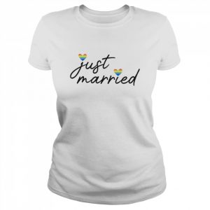 Just Married Lgbtq  Classic Women's T-shirt