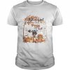 Just a Girl who loves Fawn Pug and Fall Pumpkin Happy Thanksgiving  Classic Men's T-shirt