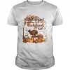 Just a Girl who loves Red Dachshund and Fall Pumpkin Happy Thanksgiving  Classic Men's T-shirt