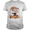 Just a Girl who loves Rottweiler and Fall Pumpkin Happy Thanksgiving  Classic Men's T-shirt