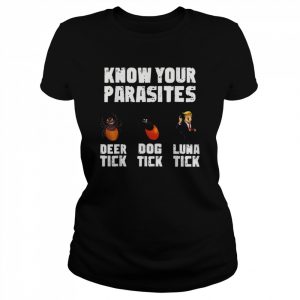 Know your parasites deer tick dog tick luna tick anti-Trump  Classic Women's T-shirt