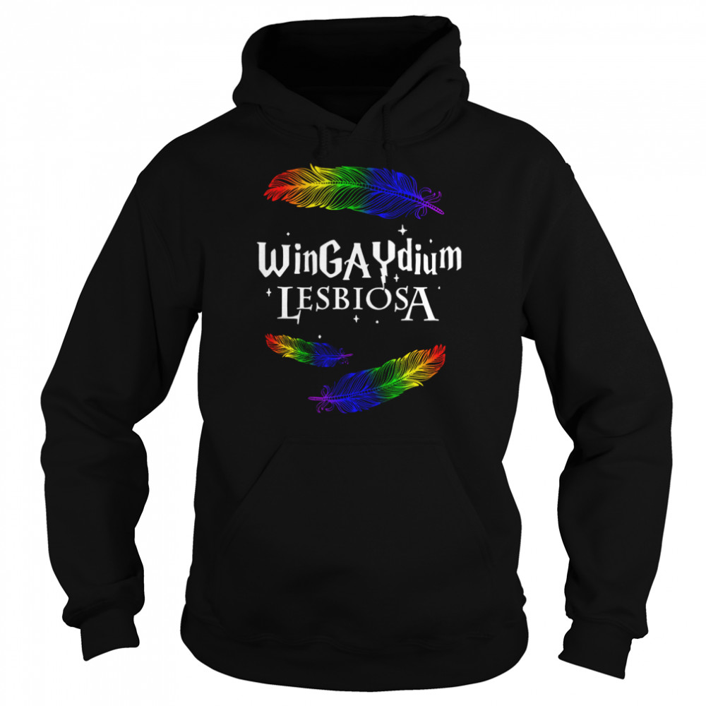 LGBT wingaydium lesbiosa  Unisex Hoodie