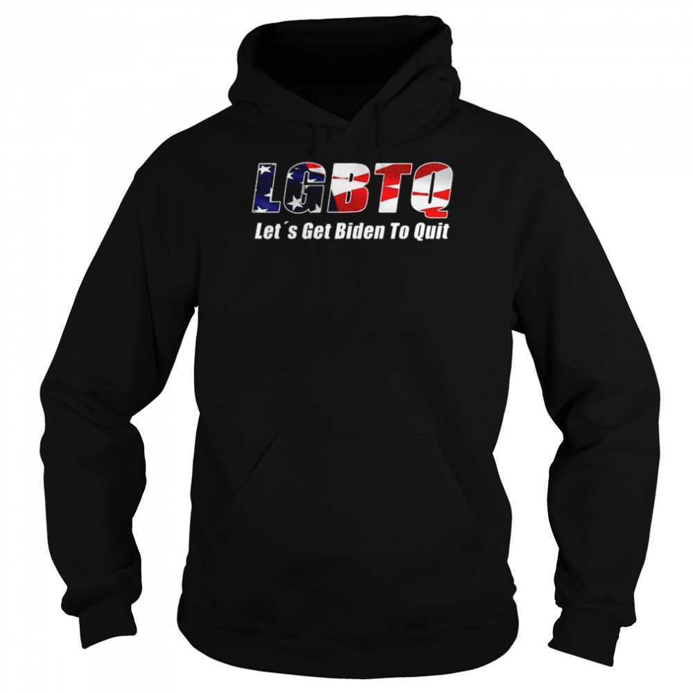 LGBTQ American Flag Pride Tee Shirt Unisex Hoodie