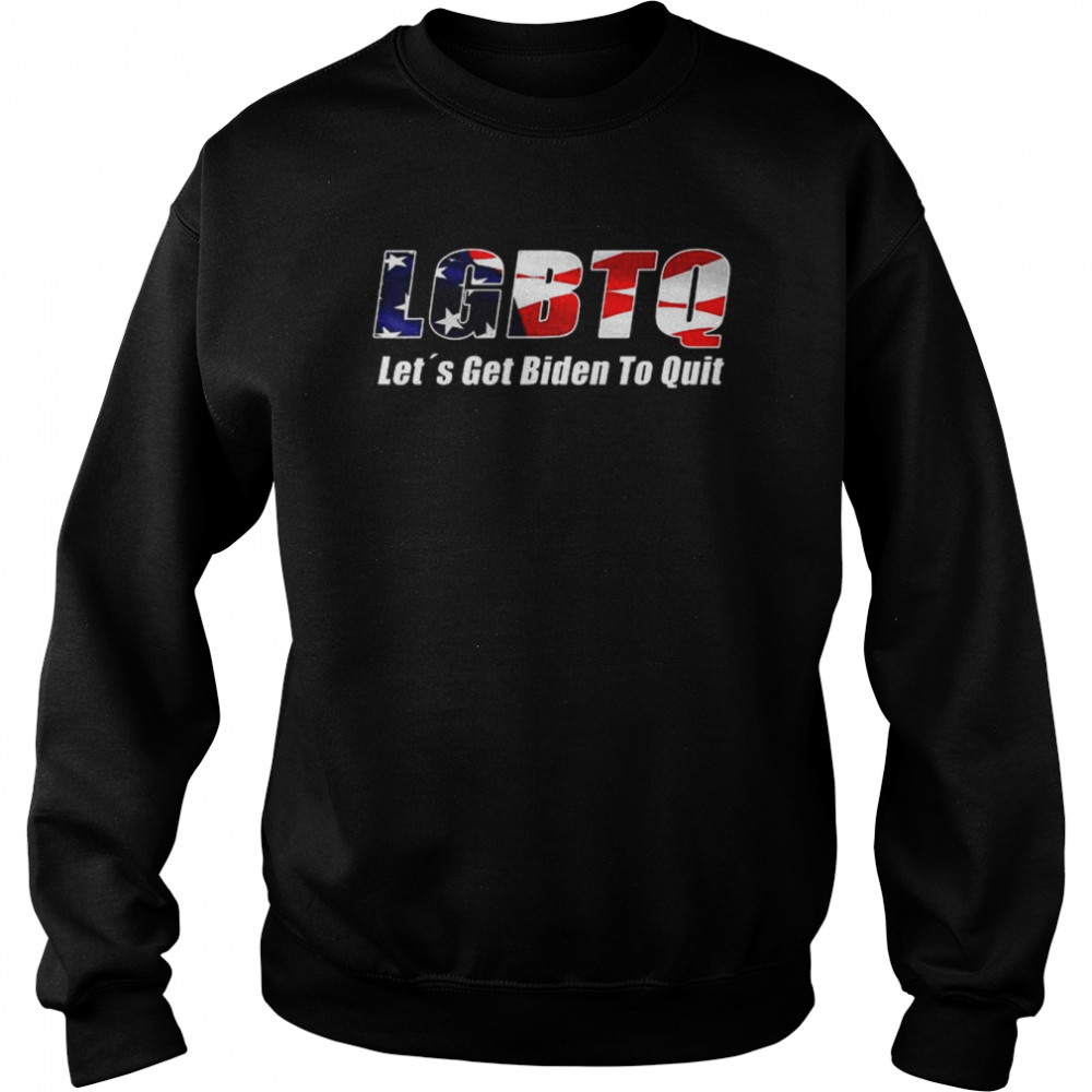 LGBTQ American Flag Pride Tee Shirt Unisex Sweatshirt