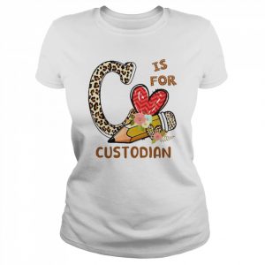 Leopard Flowers Is For Custodian Shirt Classic Women's T-shirt