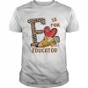 Leopard Flowers Is For Educator Shirt Classic Men's T-shirt