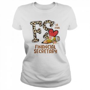 Leopard Flowers Is For Financial Secretary Shirt Classic Women's T-shirt