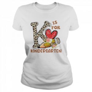 Leopard Flowers Is For Kindergarten Shirt Classic Women's T-shirt