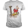 Leopard Flowers Is For Life Skills Shirt Classic Men's T-shirt