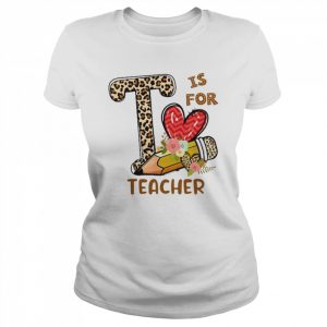 Leopard Flowers Is For Teacher Shirt Classic Women's T-shirt