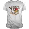 Leopard Flowers Is For Youth Service Center Shirt Classic Men's T-shirt