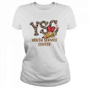 Leopard Flowers Is For Youth Service Center Shirt Classic Women's T-shirt