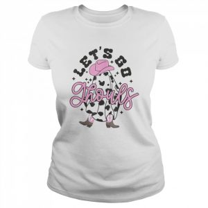 Let’s Go Ghouls Halloween Spooky Western Cowgirl leopard T-Shirt Classic Women's T-shirt