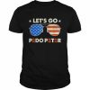 Let’s Go Pedo Peter Glasses USA flag  Classic Men's T-shirt