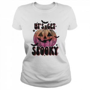 Let’s get spooky Retro Pumpkin Halloween Nightmare T-Shirt Classic Women's T-shirt