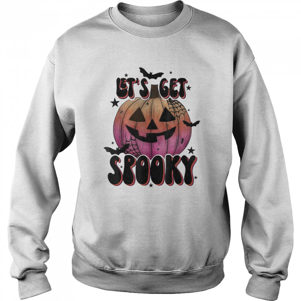 Let’s get spooky Retro Pumpkin Halloween Nightmare T-Shirt Unisex Sweatshirt